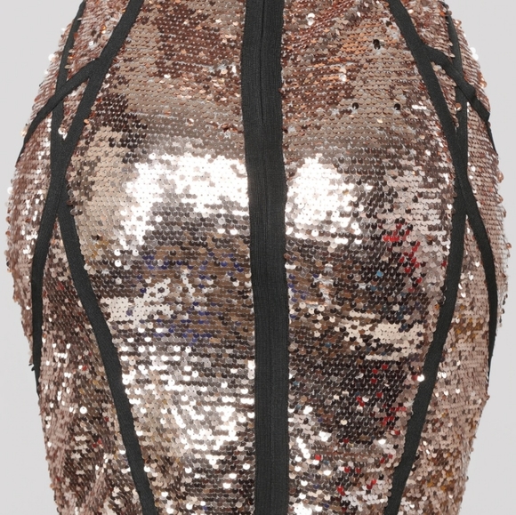 Fashion Nova 2 Piece Sequin Oufit - Picture 6 of 7